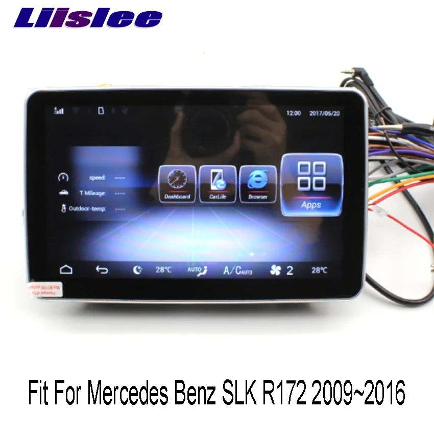 Liislee 10 25 &quotAndroid для Mercedes Benz SLK R172 2009 ~ 2016 сенсорный экран gps навигация радио стерео