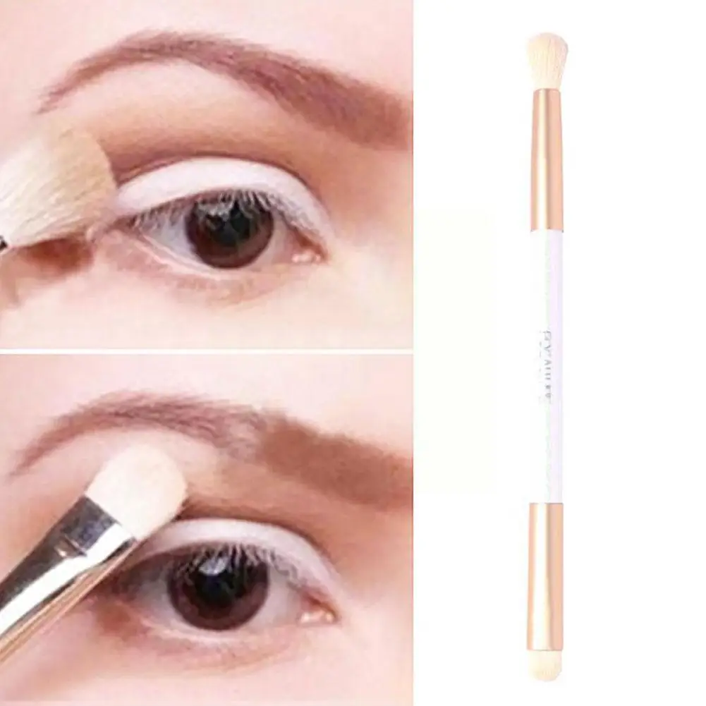 

5 шт. двухсторонняя мягкая кисть для теней для век щетина кисть до 2021 макияж Легкая до новой румяны хайлайтер инструменты для пудры макияж Brus...
