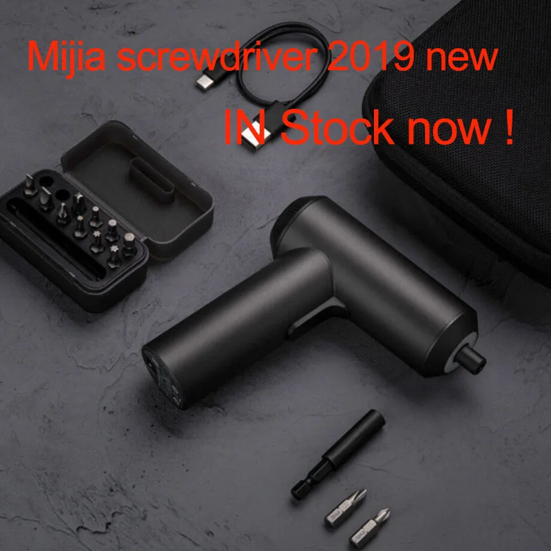 В наличии xiaomi mijia электрическая отвертка 2019 новейшая 12 шт. S2 Биты 3 6 V 5N. m большой