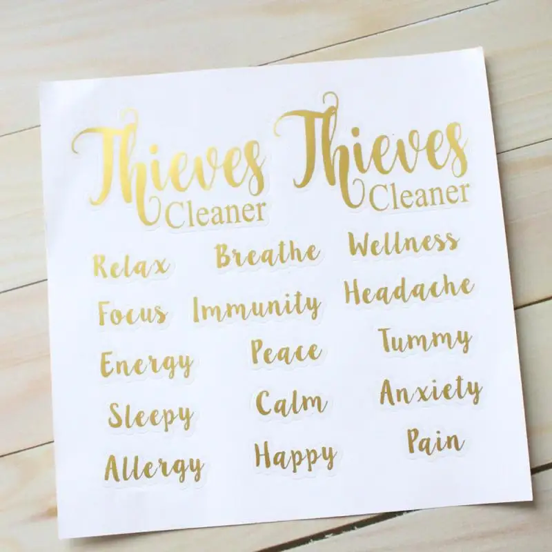 Бумажная наклейка для бутылки с эфирным маслом Овальная Круглая s флакон духов