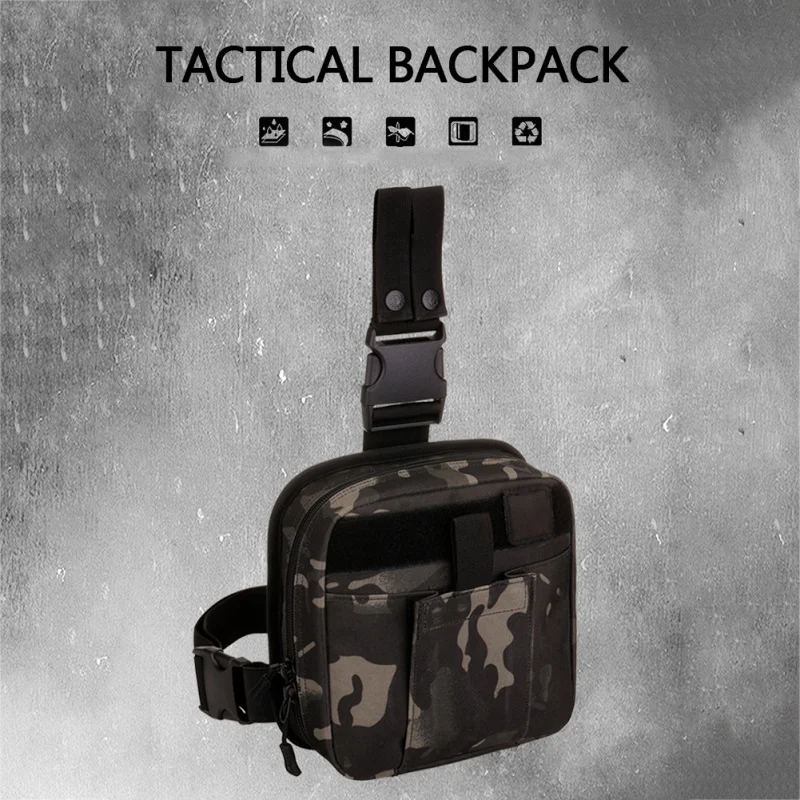 Камуфляжная поясная сумка для мужчин тактическая уличная сумочка на бедро охоты