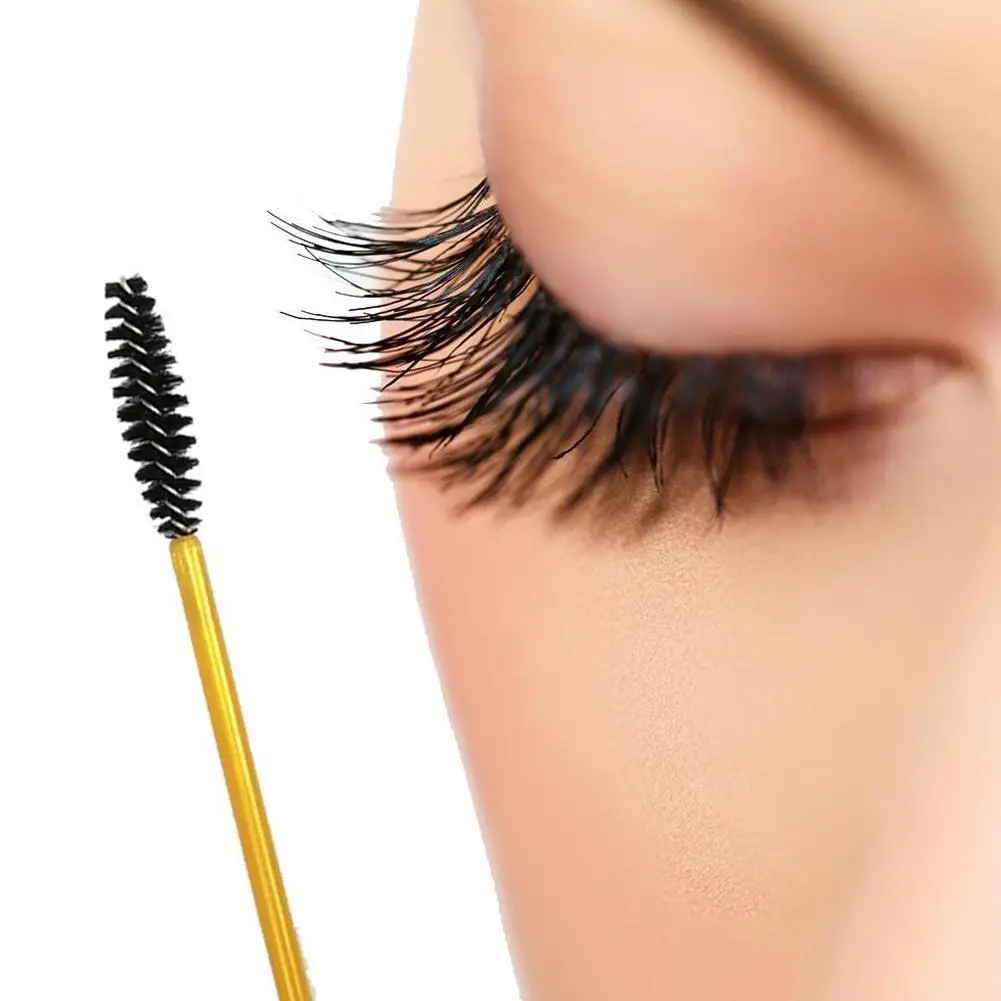 Наращивание ресниц одноразовая бровь кисть тушь для палочка аппликатор щеточки