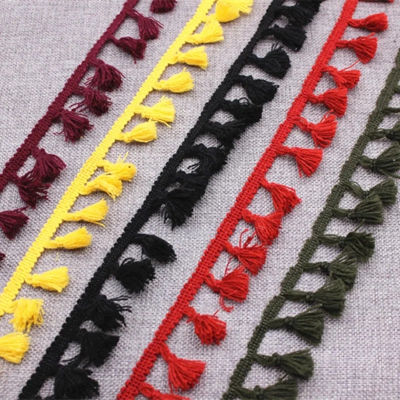 10 ярдов в упаковке 35 мм ширина бахрома отделка Кружева волокна кисточкой одежда