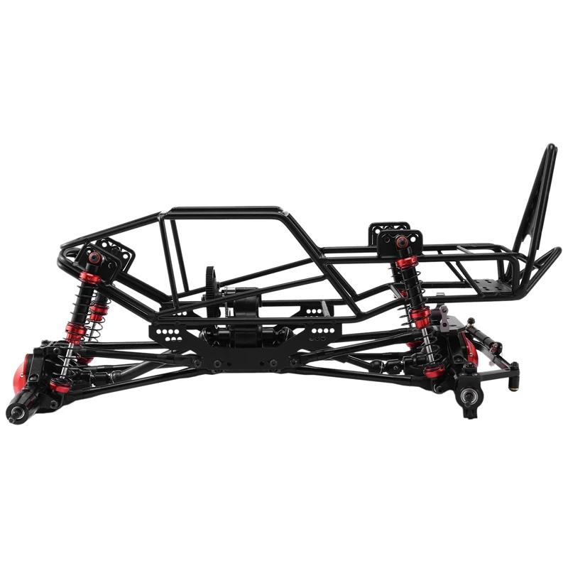 

Metal Tube Chassis Frame Body Roll Cage & Axle Shock Absorbers for Axial SCX10 1/10 RC Crawler Upgrade Parts Accessories