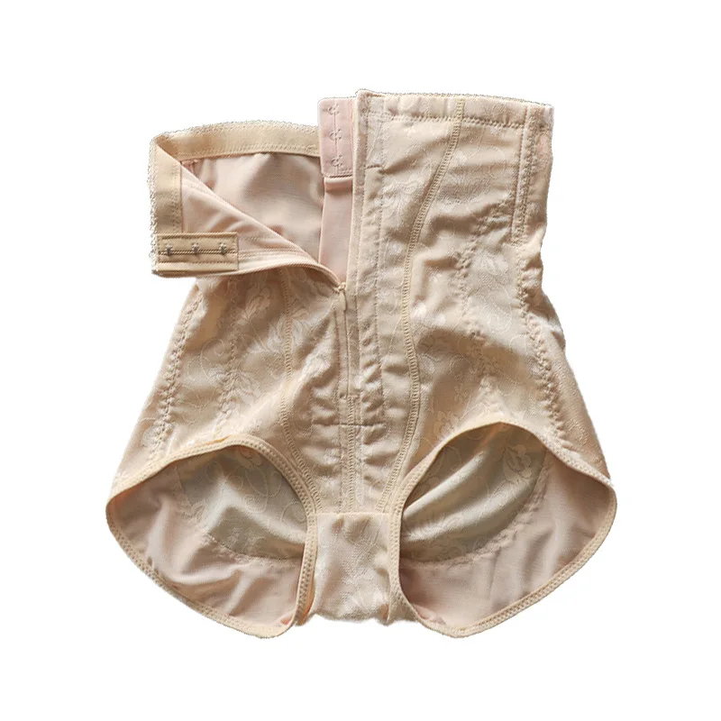 

Zipper-type breasted belly pants for women with high waist and thin breathable hip underwear for body shaping and waist shaping