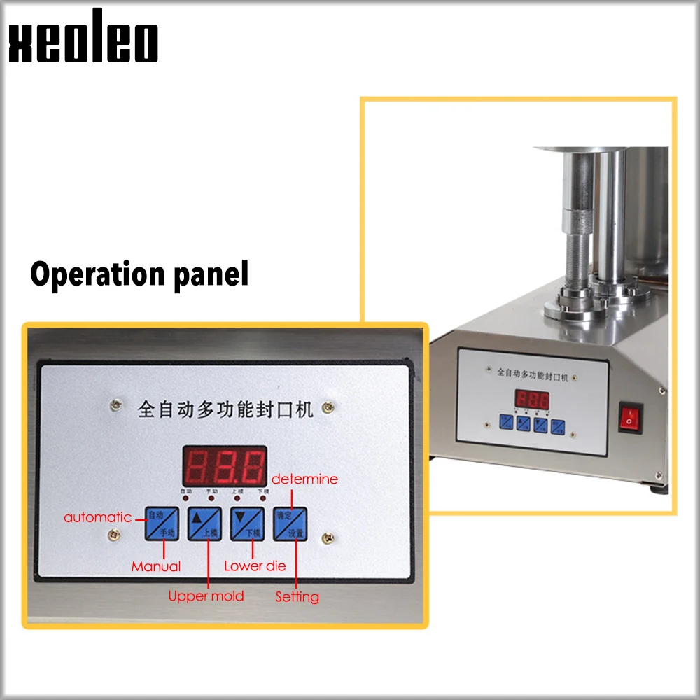 Машина для герметизации банок XEOLEO машина стаканчиков полуавтоматический станок