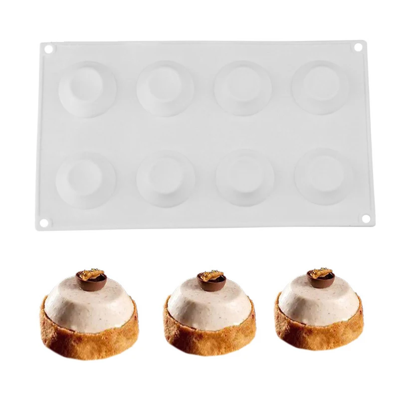 

Wiilii французский десерт Силиконовые Яйца Tart круглая форма для украшения торта инструмент форма мусс круг кухонные инструменты для выпечки