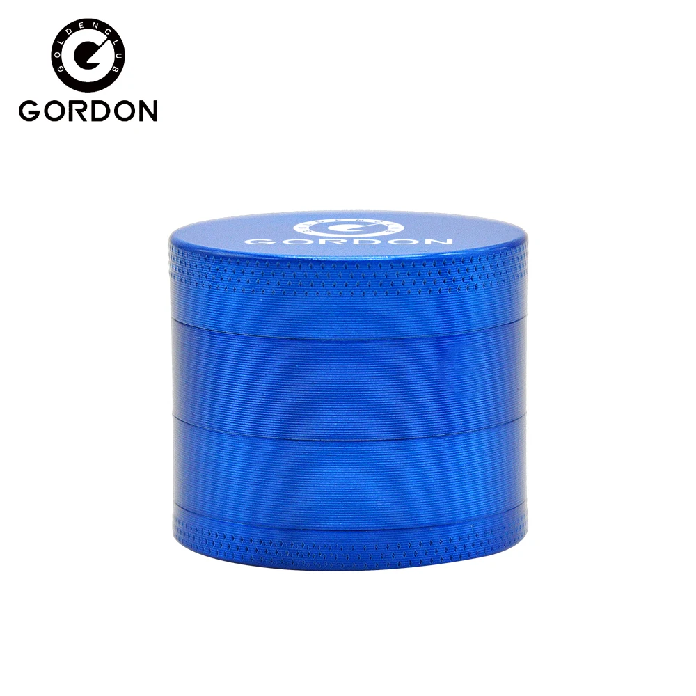 

GORDON Premium Zinc Alloy 40mm 4-layer Tobacco Grinder Machine Metal Herb Crusher Smoking Accessories