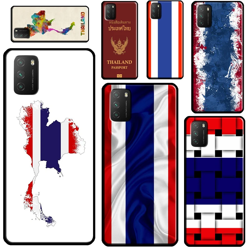 

Thailand Flag Map For Xiaomi Mi 12 X 10T 11T Pro Mi 11 Lite Phone Case For POCO F3 F1 F2 M3 M4 X4 X3 Pro GT