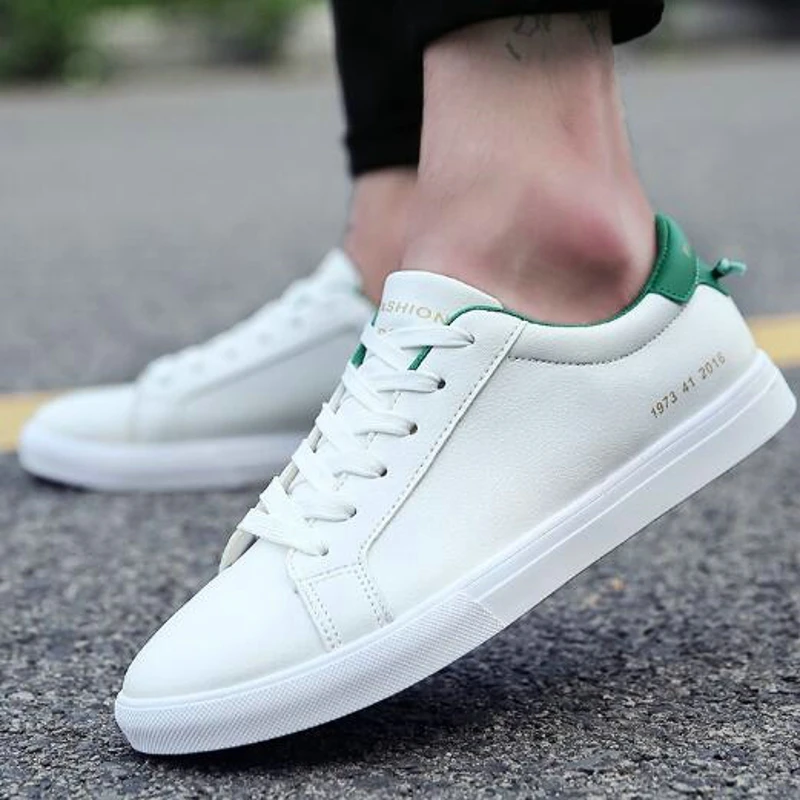 Mens Canvas Shoes Men Flats Breathable Sneakers Fashion Brand Flat Lace-up Leisure White Walking | Обувь