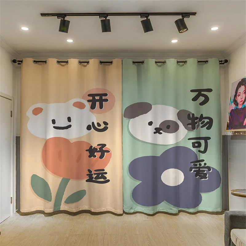 

Blackout Dinosaur Curtains For Children Room Cartoon Curtains For Boys Room Cute Window Drapes For Kids Bedroom