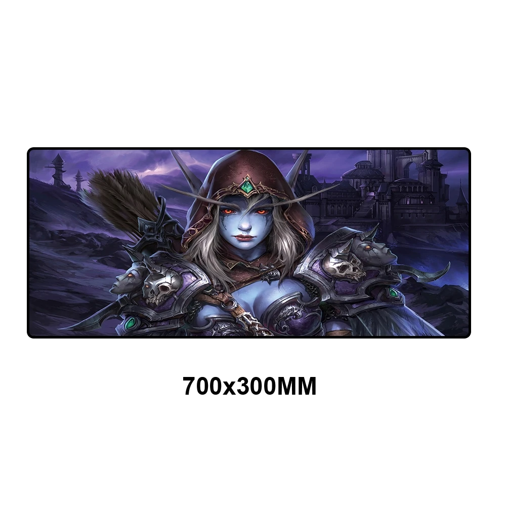 MSSJ-RW020-- 70X30 см Sylvanas WOW игровой коврик для мыши большой XL модный коврик для мыши World of Warcraft коврик для мыши для геймера ноутбука резиновый коврик для ноутбука - Цвет: MSSJ-RW020--