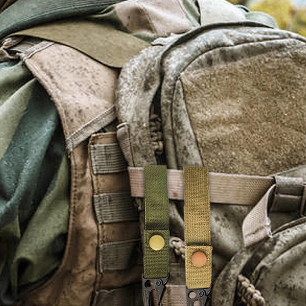 Открытый тактический рюкзак Альпинизм Карабин пряжки крючки ленты оснастки с