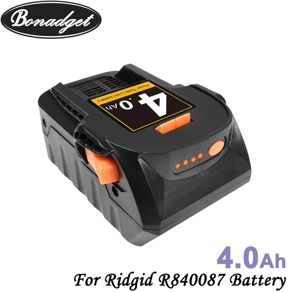 Bonadget 4000 мА/ч 18V Li Ion для указывающего нам R840083 R840085 R840086 R840087 серия AEG Батарея
