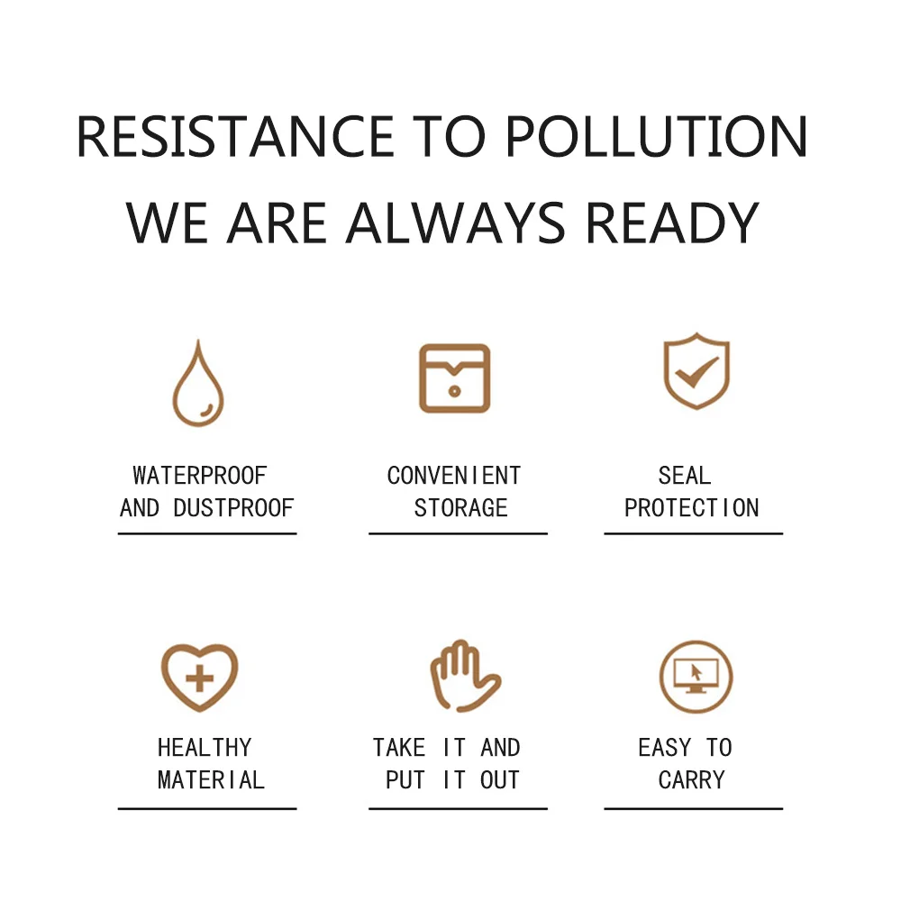 Силиконовая маска коробка для хранения студентов переносная пылезащитный мешок