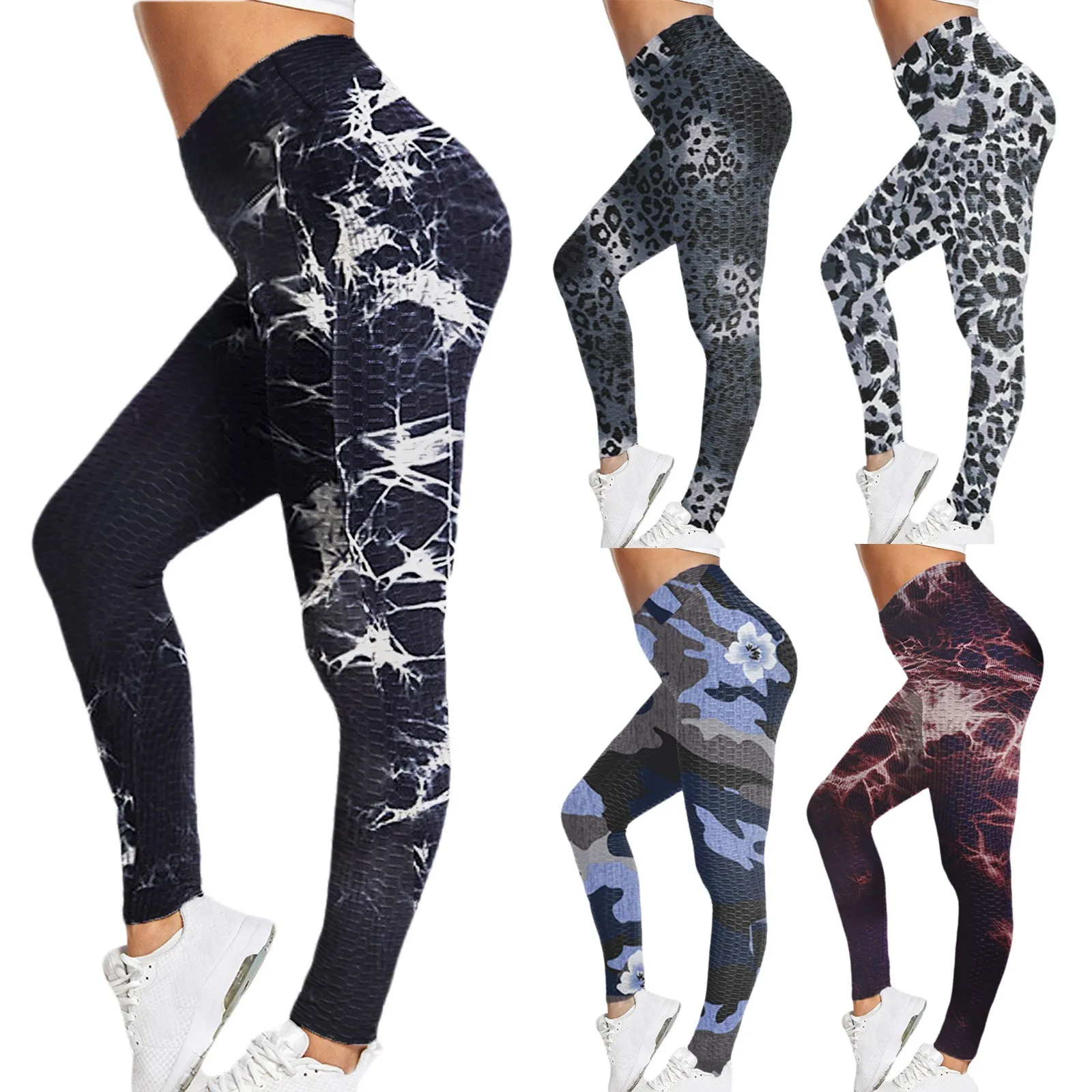 

Woman Pants Seamless Yoga Pants Fitness Leggings Women High Waist Elastic Push Up Trousers Gym Clothing Cycling Pants Female 5I