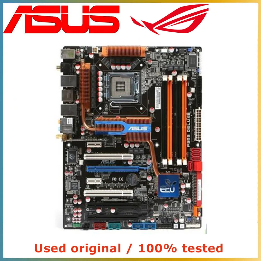 Для процессора Intel P45 LGA 775 для ASUS P5Q3 Deluxe/WiFi-AP @ n Deluxe материнская плата компьютера