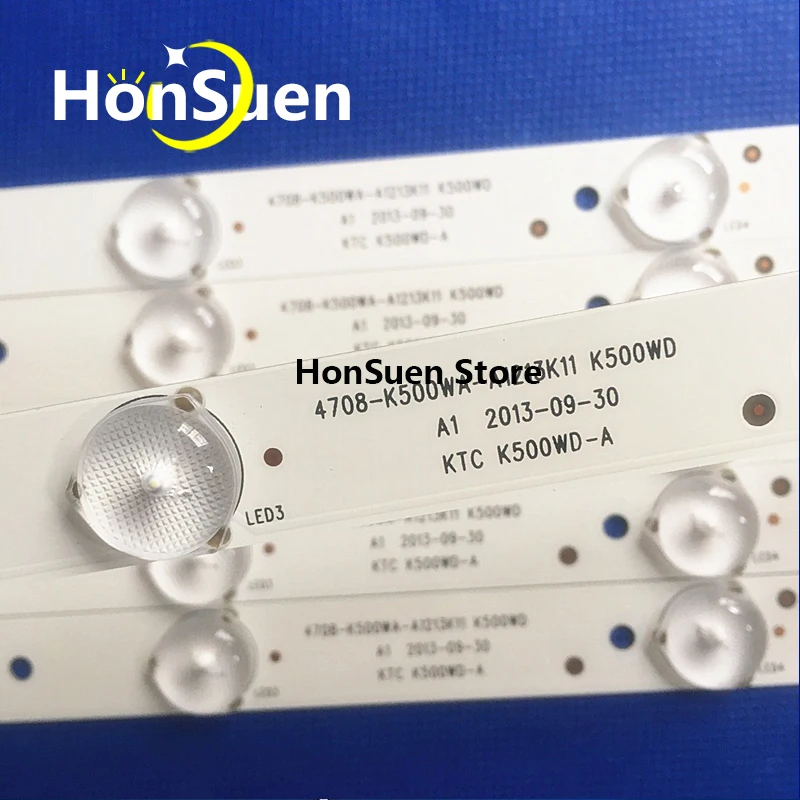 1set=12pcs original Led backlight for 50inch 50PFL3045/T3 4708-K500WA-A1213K11 4708-K500WB-A1213K11 K500WD K500WD6 - купить по