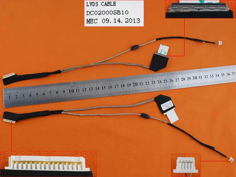 

New LCD LED Video Flex Cable For ACER Aspire ONE D250(BIG) PN:DC02000SB10