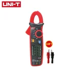 UNI-T UT210E UT210D мини-цифровые клещи, истинное среднеквадратичное значение, Автоматический диапазон, AC DC, Бесконтактный мультиметр, тестер