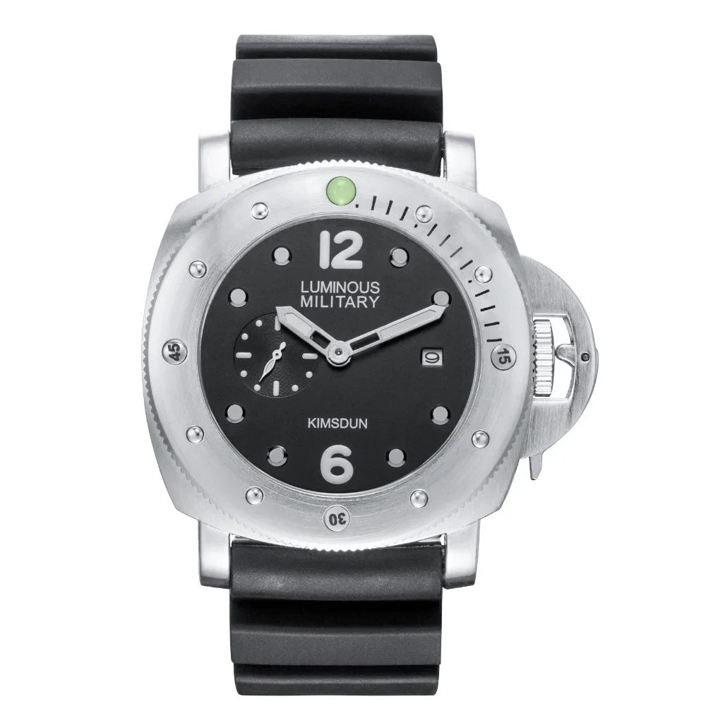 2020 новые мужские часы KIMSDUN Топ бренд спортивные кварцевые резиновый ремешок для