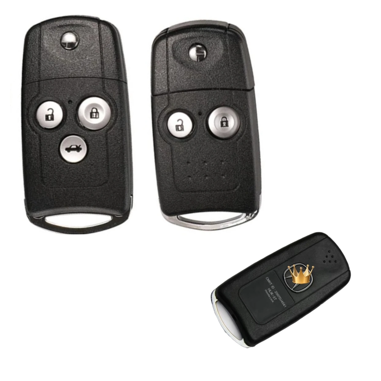 

Флип-брелок с логотипом Witn на 2/3 кнопок, подходит для Honda Acura Civic Accord Jazz CRV HRV, сменный чехол для ключей