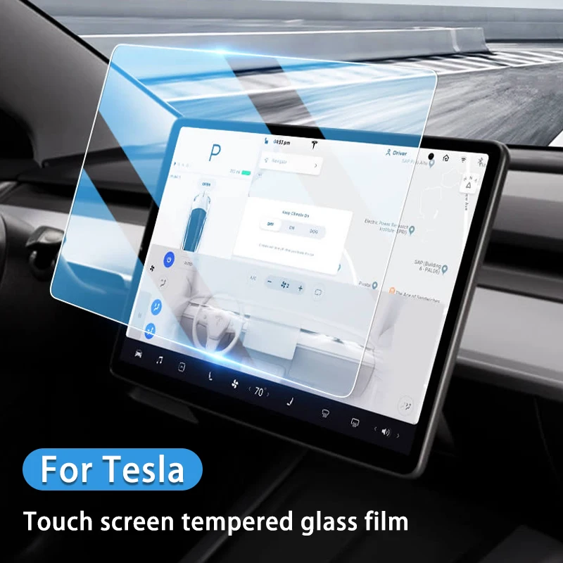 

15/17 Car Screen Tempered for Tesla Model 3 S X Y Central Control Protective Touchscreen Navigation Protector Film Glasses