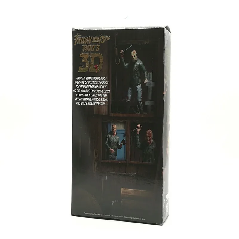 

NECA Action Figure Black Friday Jason 18cm Model Doll 3D Cover Deluxe Version Toy Ghost Street Freddy Luxury Toy Gift