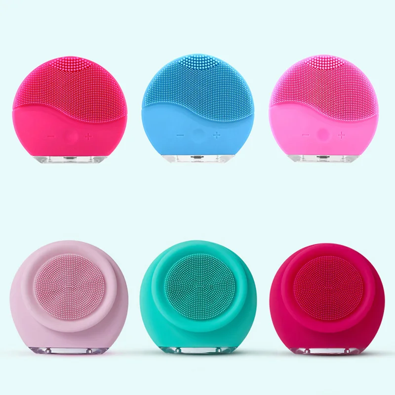 USB мини щетка для очищения кожи лица массажер глубоких пор водонепроницаемый