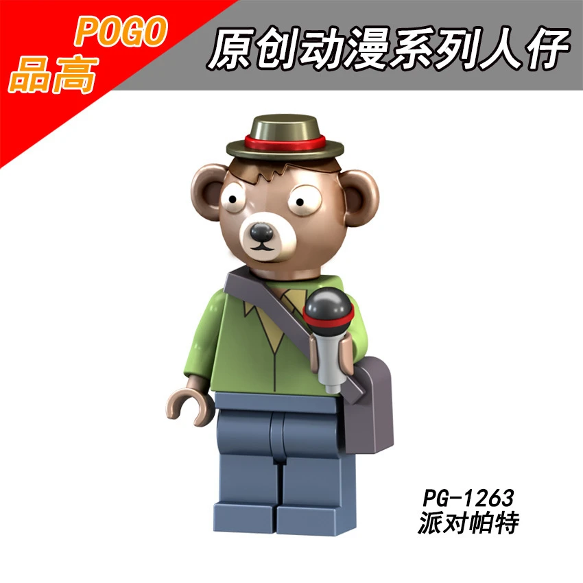 Одиночная продажа Снежный Монстр Лих король бизнесмен строительные блоки