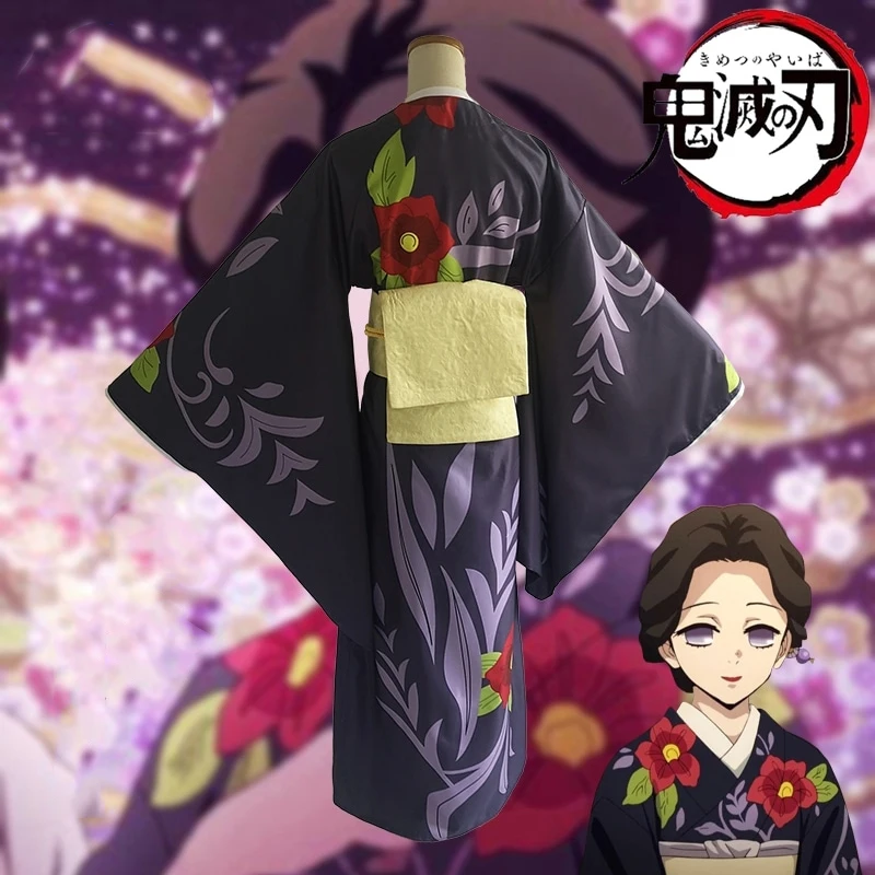 Аниме Comic Demon Slayer Kimetsu no Yaiba карнавальный костюм японское кимоно Униформа платья