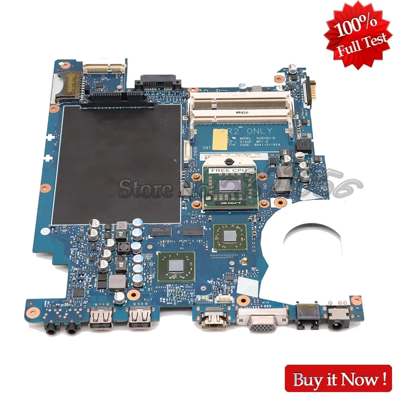 NOKOTION материнская плата для ноутбука samsung R425 NP-425 материнская плата BA41-01181A BA92-06034A BA92-06034B HD4500 512MB DDR2 тестирование