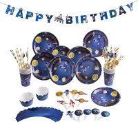 space suit space fan children%e2%80%99s birthday party decoration birthday letter banner planet element props boy%e2%80%98s party