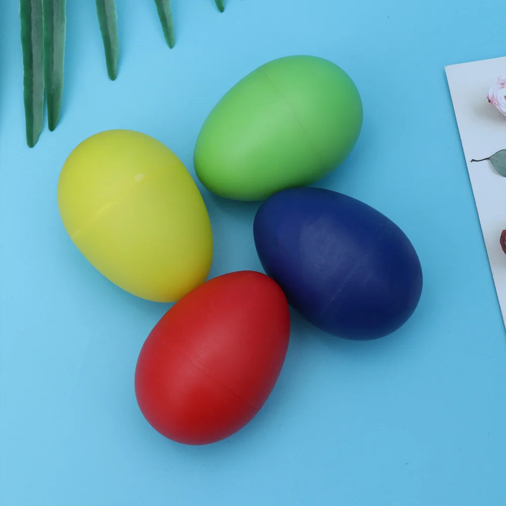 

12pcs Funny Percussion Musical Egg Maracas Egg Shakers Child Kids Toys (Random Color)
