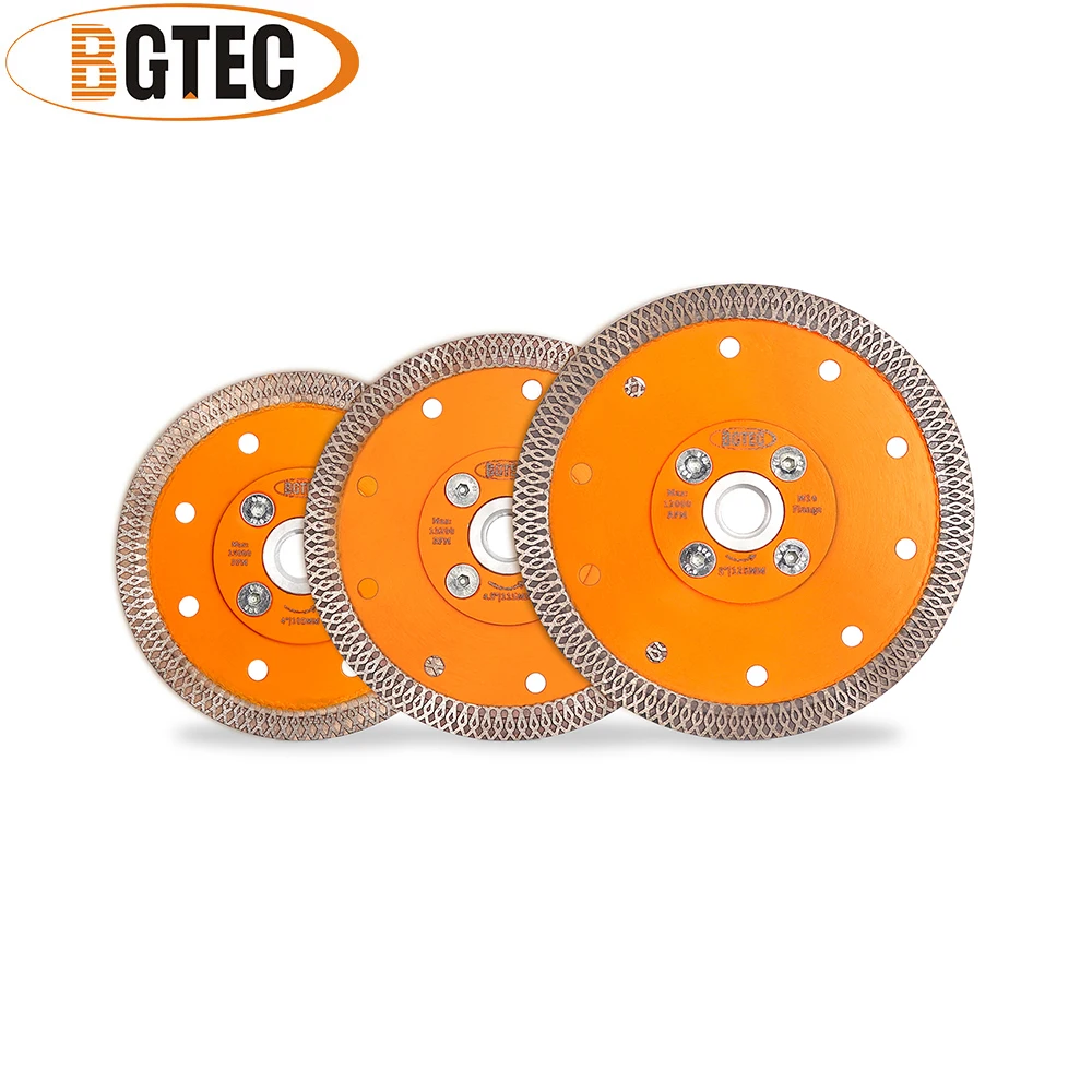 

BGTEC 1pc 4"/105MM 4.5"/115MM 5"/125MM X Mesh Turbo Diamond Saw blades cutting disc for cutting marble and Porcelain