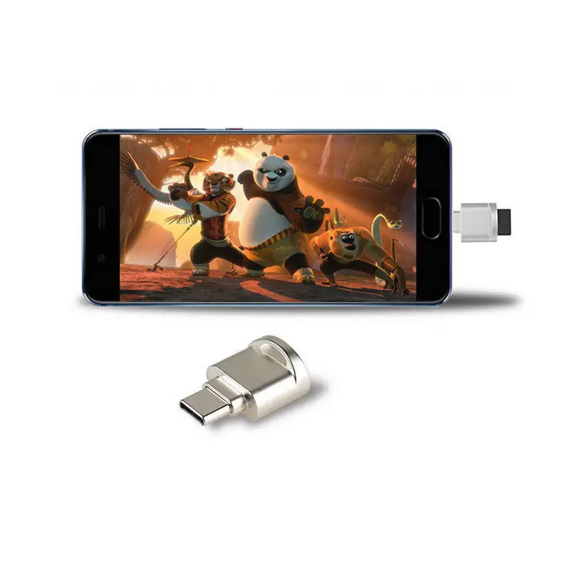 Мини-устройство для чтения карт памяти Type-C USB3.1 Micro SD TF адаптер OTG телефона Macbook