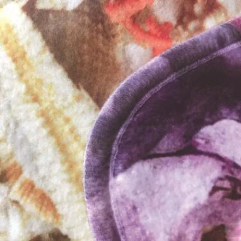 Фиолетовый коврик для ванной Crocus Цветочный Коврик унитаза противоскользящий