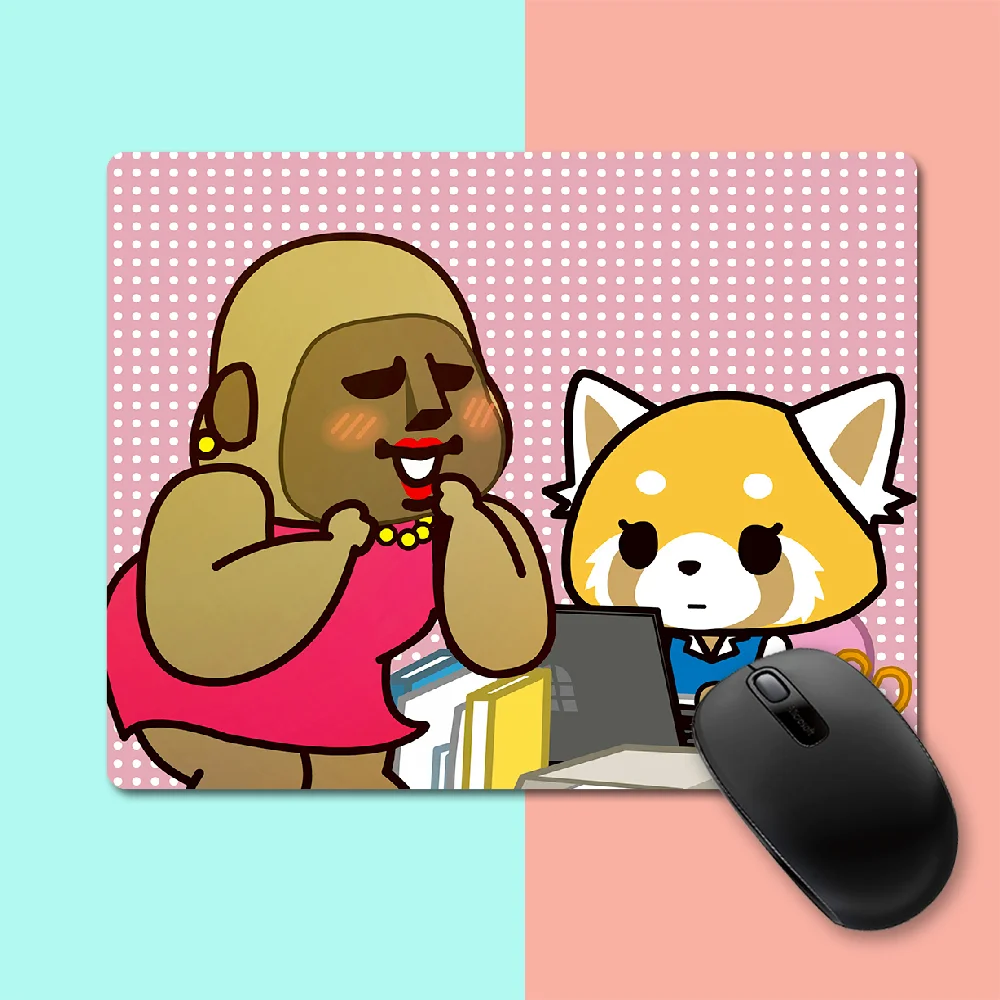 

Aggretsuko Cartoon Game Gaming Mouse Pad PC Mousepad Game Pad Cartoon Rubber Mouse Pad Office Keyboard Pad