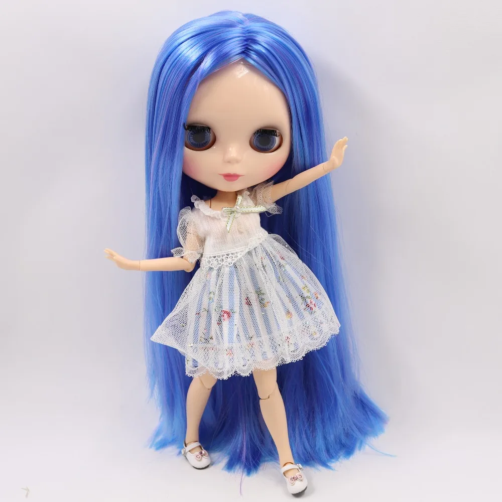 ICY Nude Factory Blyth Кукла № Y7216Y6208 светильник розовый микс фиолетовые волосы без челки телесный цвет кожи Нео