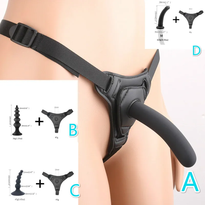 Силиконовая Анальная пробка на присоске страпон жгут женские штаны с
