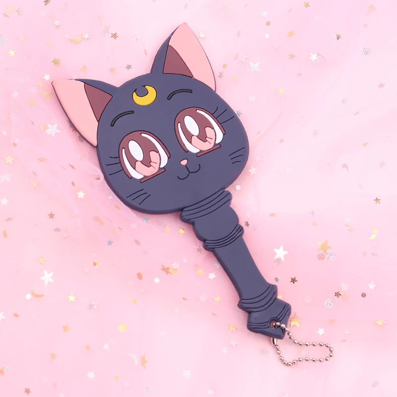 Sailor Moon luna S Moonlight серия памяти космическое сердце зеркальный чехол Компактный кристалл косметическое зеркало для макияжа - Цвет: deep blue