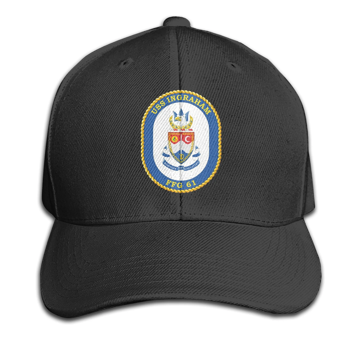 

USS Ingraham mans woman Fashionable breathable Hip hop caps