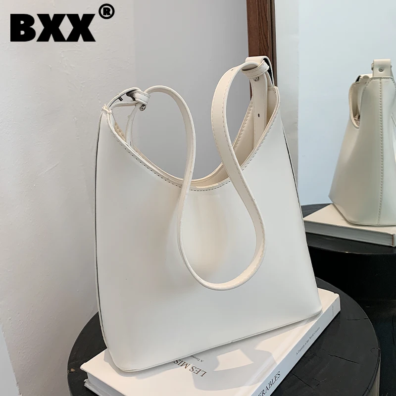 

[BXX] High Capacity PU Leather Crossbody Bags For Women 2021 Autumn Branded Shoulder Bag Handbags Trending Luxury Bag HU415