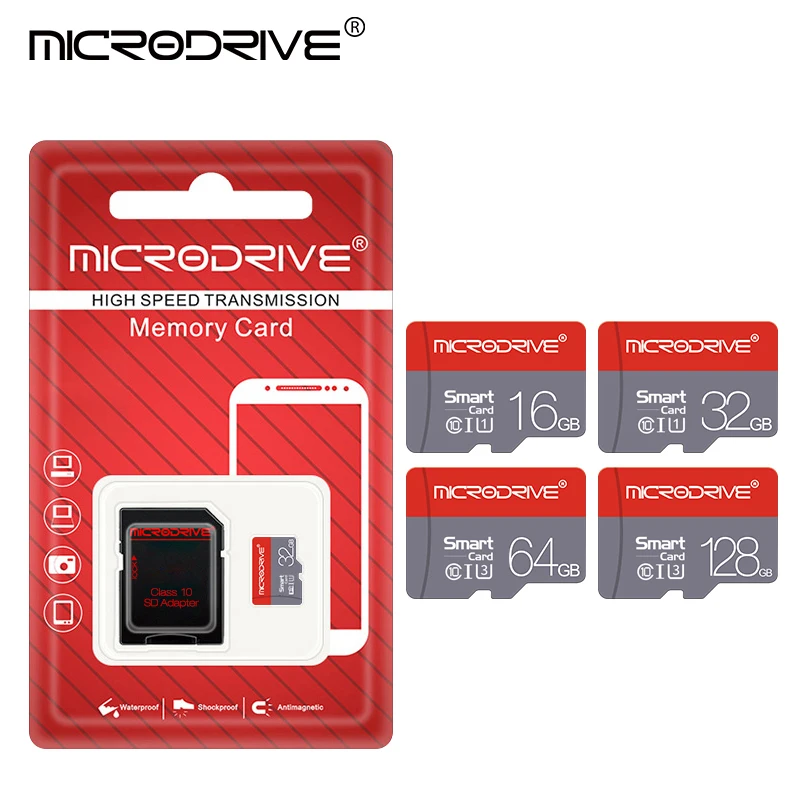 

Карты памяти Micro SD 64 ГБ 8 ГБ 16 ГБ 32 ГБ, класс 10 TF SDXC 128 ГБ 256 ГБ 4 ГБ UHS-1, высокое качество, быстрая скорость