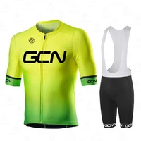 2021 summer new cycling jersey short sleeve set maillot ropa ciclismo breathable quick dry bike clothing gcn mens cycling set