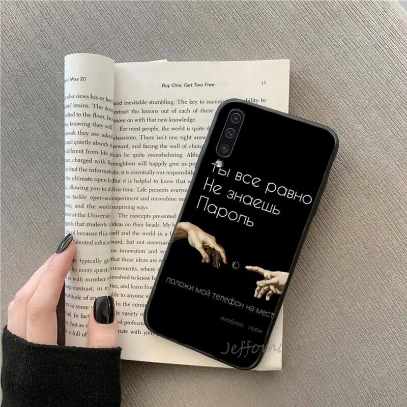 

Russian Quotes Words Phone Case For Samsung galaxy S note 7 8 9 10 20 fe edge A 6 10 20 30 50 51 70 lite plus Soft Silicone