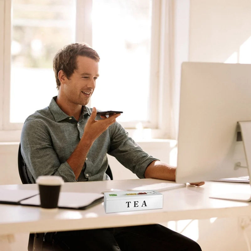 

Coffee Tea Storage Holder Organizer For Kitchen Cabinets Home Tea Candy Dried Flowers Fruit Sachet 3 Compartments Wooden Tea Box