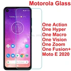 Закаленное стекло для Motorola One Action Fusion Plus Hyper Macro Vision Zoom защитная пленка на Moto E 2020 защита экрана