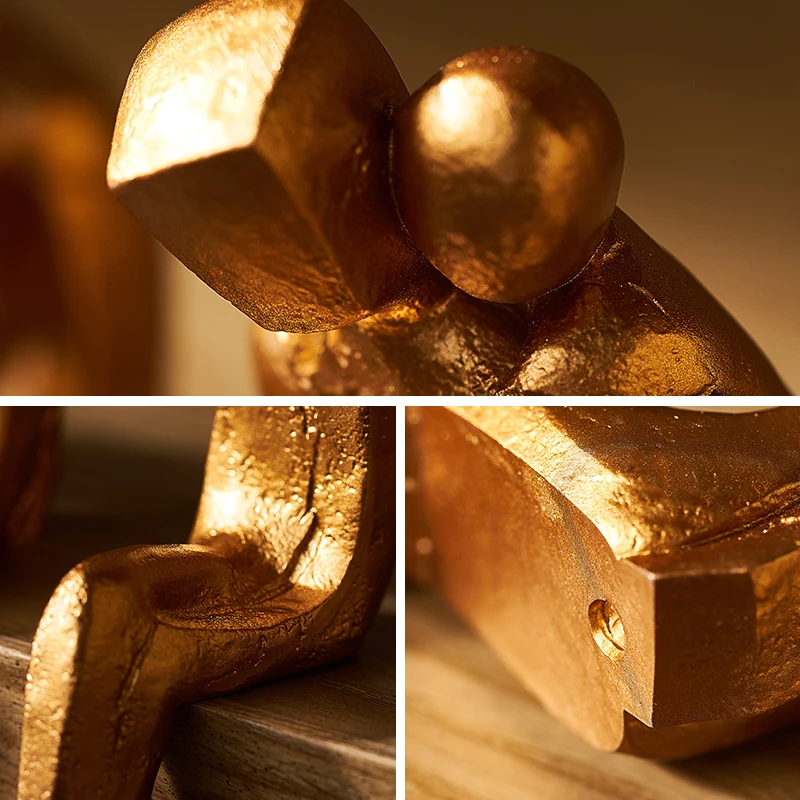 

Nordic Resin Doll Home Decor Accessories Creative Statue Bookshelf Desk Small Ornaments Garden Decor Accessories Birthday Gifts