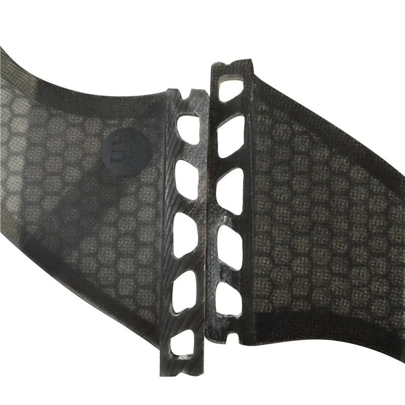 Серфинг с одной петлей черного цвета ith Стекловолоконный медовый плавник 3 шт три